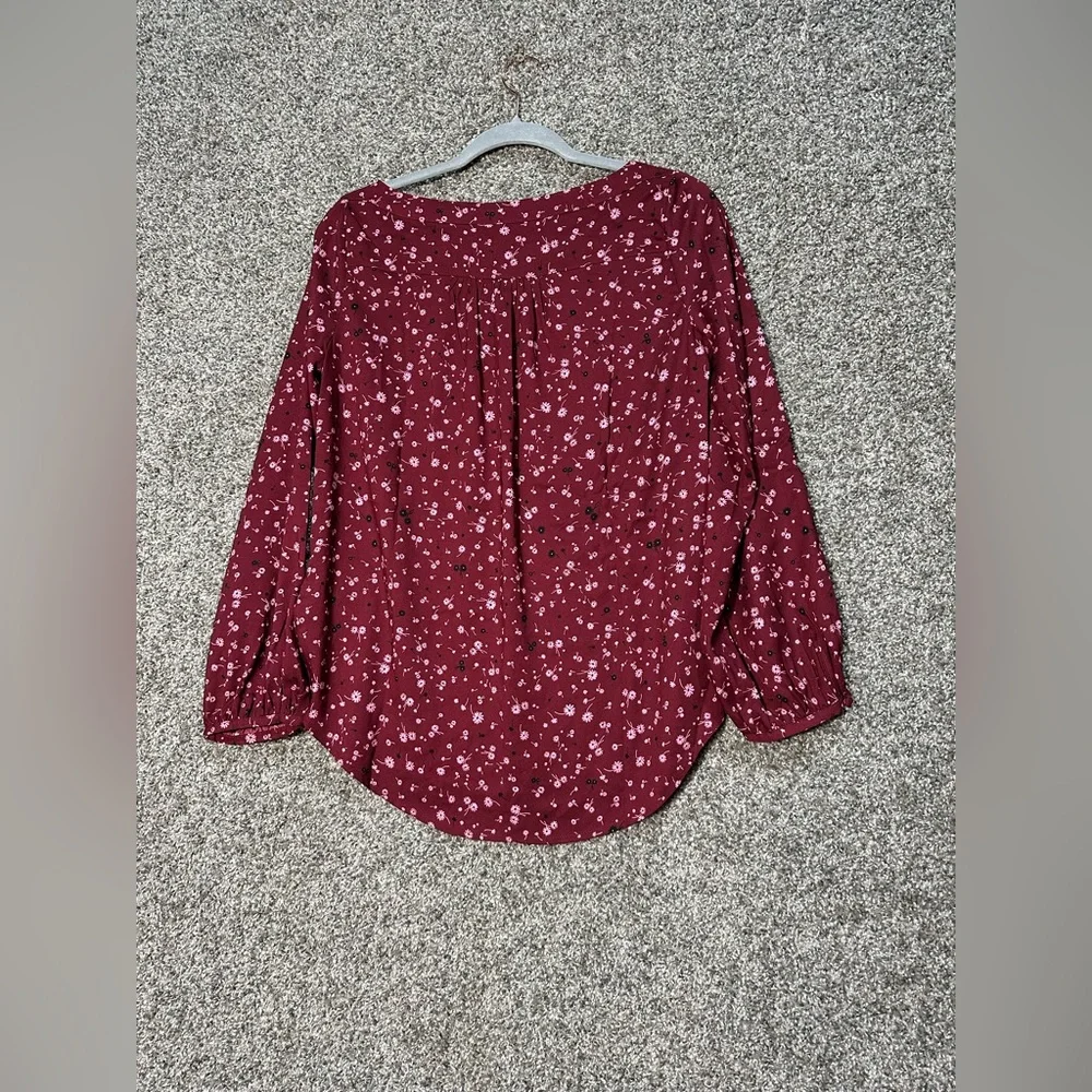 NWT Amazon Essentials Lightweight Georgette Blouson Sleeve Shirt Size XS - Picture 6 of 6